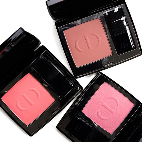 Dior rouge blush swatches